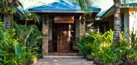 Hidden Valley Inn Resort inmitten der Grünanlage in Belize