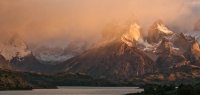Sonnenuntergang im Nationalpark Torres del Paine in Chile