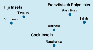 Südsee Länderseite Übersichtskarte